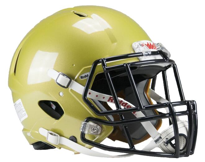 Riddell Victor-i Youth Helmets Painted S/M Met. Gold